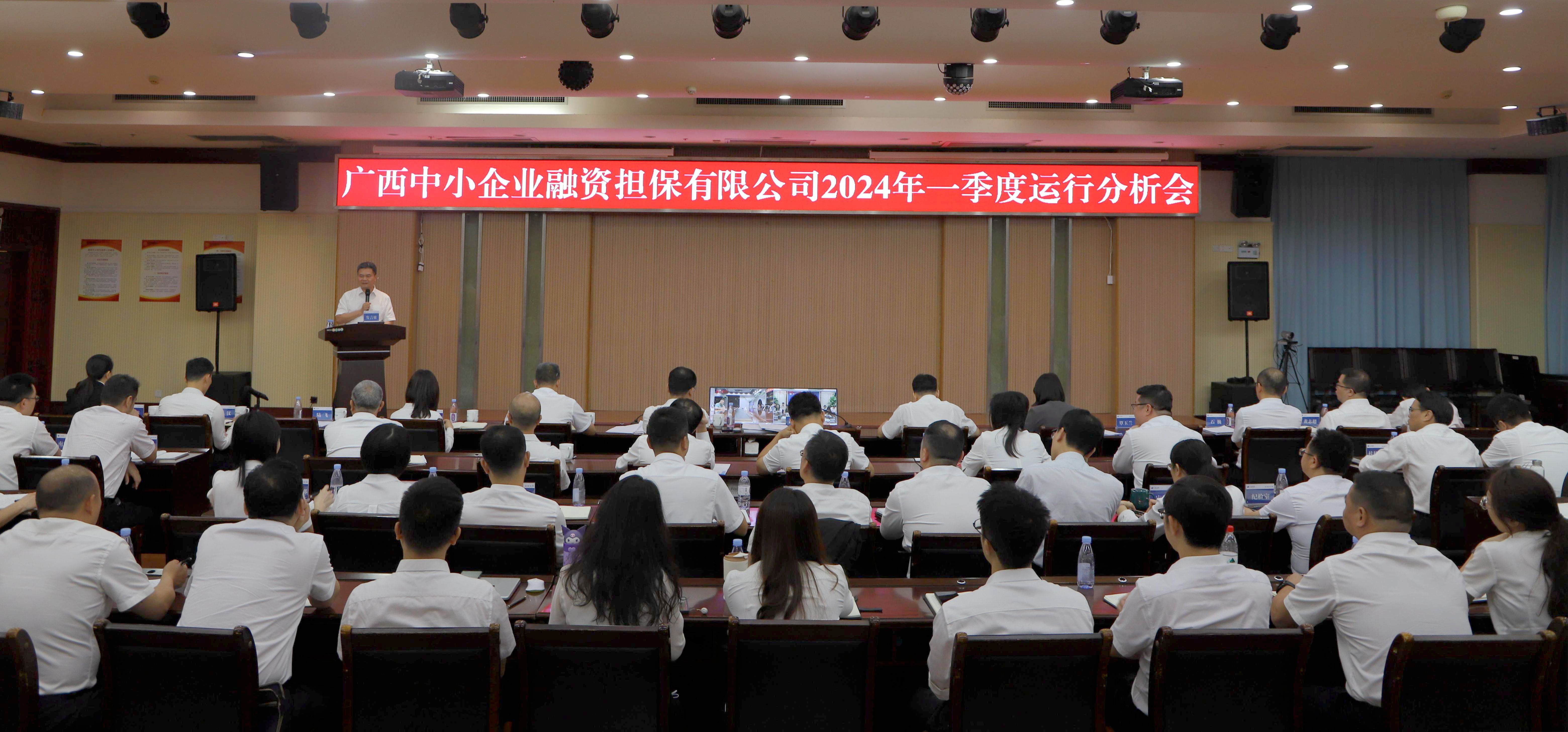 【落實落細落地，全力攻堅“雙過半”】中小擔(dān)保召開2024年一季度運行分析會